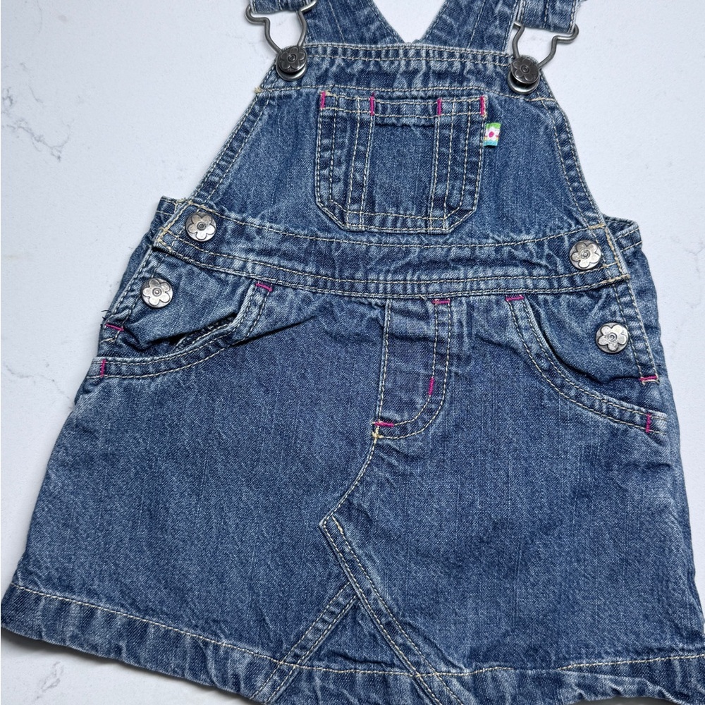 CARTER’S Baby Girl Overalls Dress Demin 3 months